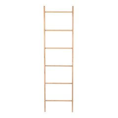 180cm 6 Steps Bamboo Towel Ladder