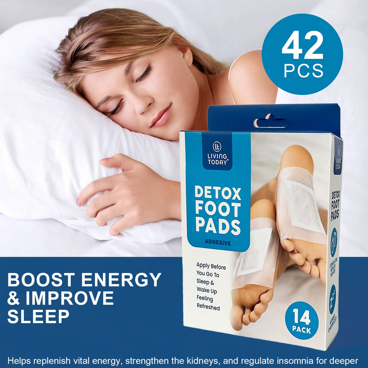42 Pcs The Cleansing Detox Foot Pads Patches