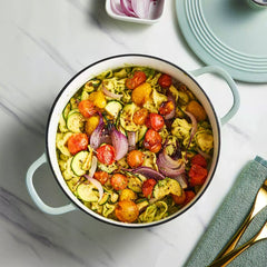 BUYDEEM Enameled Cast-Iron Dutch Oven