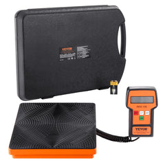 Refrigerant Scale 110 LBS HAVC Charging Recovery Freon Scale, with Wired Remote Control, 2g High Precision Electronic Digital Recovery Weight Scale with Case and Dry Battery