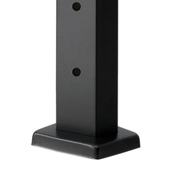 Cable Railing Post, 106.7x2.5x5 cm Level Deck Stair Posts, 1-Pack Stainless Steel Cable Handrail Post, Pre-Drilled Pickets with Mounting Bracket Stair Railing Kit, Black, 1JZLGZXHS1063GGTD001V0