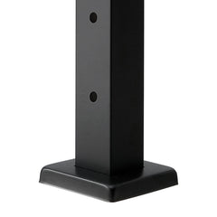 Cable Railing Post, 106.7x5x5cm Level Deck Stair Posts, 1-Pack Stainless Steel Cable Handrail Post, Pre-Drilled Pickets with Mounting Bracket Stair Railing Kit, Black, 1JZLGZXHS106AWJO6001V0
