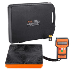 Refrigerant Scale 220 LBS HAVC Charging Recovery Freon Scale, with Wired Remote Control, 5g High Precision Electronic Digital Recovery Weight Scale with Case and Dry Battery