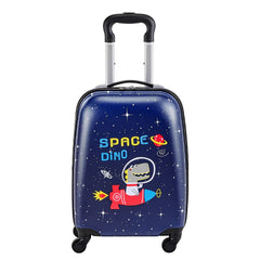 Kids Luggage Set, 2 Piece, 45.7 cm Hardside Rolling Wheels Suitcase with Hard-Shell Backpack, Dinosaur Kids Carry on Luggage Set, Holiday Birthday Present for Girls & Boys, Airline Approved