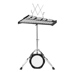 30 Note Glockenspiel Xylophone Bell Kit, Professional Percussion Instrument Set with Mallets, Drum Sticks, Music Stand, 8" Practice Pad, Adjustable Stand and Carrying Bag for Students & Adults