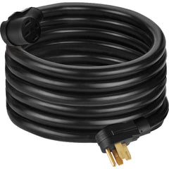 50Ft 50 Amp RV Power Cord Durable Heavy Duty RV Extension Cord Copper Wire RV Cord Power Supply Cable for Trailer Motorhome Camper