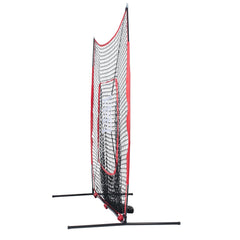 7x7 Baseball Softball Practice Net, Portable Baseball Training Net for Hitting Catching Pitching, Backstop Baseball Equipment with Bow Frame, Carry Bag, Strike Zone, Ball, Tee, Ball Collector