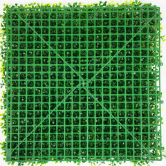 Artificial Boxwood Panels, 12 PCS 20"x20" Boxwood Hedge Wall Panels, PE Artificial Grass Backdrop Wall 1.6\", Privacy Hedge Screen for Decoration of Outdoor, Indoor, Garden, Fence, and Backyar