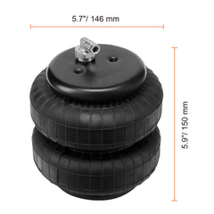 Air Bag Suspension Kit, Air Springs Suspension Bag Kit Compatible with 1999-2004 Ford F250/F350 2WD 4WD, 2008-2010 Ford F250/F350 2WD 4WD, 5000 lbs Loading, 5 to 100 PSI