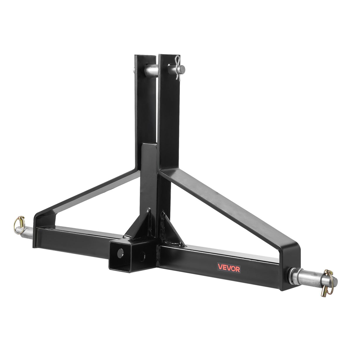 3 Point Trailer Hitch with 2 in Receiver, 3pt Quick Hitch Attachment for Category 1 Tractor, 3000lbs Capacity, Tow Drawbar Adapter, Compatible with Kubota, Mahindra, Ford, Yanmar, John Deere