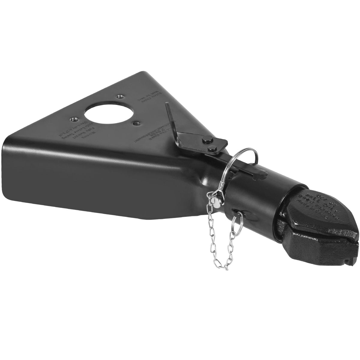 A-Frame Trailer Coupler, Fits 2-Inch Hitch Ball Size, 7000 lbs Towing Capacity, Heavy Duty Steel Coupler, Ideal for Towing Station Wagons, Pickup Trucks, SUVs, Campers, Black Coating Surface