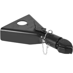 A-Frame Trailer Coupler, Fits 2-Inch Hitch Ball Size, 7000 lbs Towing Capacity, Heavy Duty Steel Coupler, Ideal for Towing Station Wagons, Pickup Trucks, SUVs, Campers, Black Coating Surface