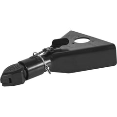 A-Frame Trailer Coupler, Fits 2-Inch Hitch Ball Size, 7000 lbs Towing Capacity, Heavy Duty Steel Coupler, Ideal for Towing Station Wagons, Pickup Trucks, SUVs, Campers, Black Coating Surface
