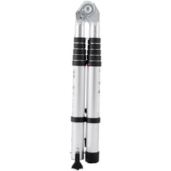 Telescoping Extension Ladder 12.5FT A-Shape w/ Stabilizer Bar for RV