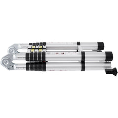Telescoping Extension Ladder 12.5FT A-Shape w/ Stabilizer Bar for RV
