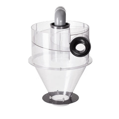 Cyclone Dust Separator, 4" Retrofit Cyclone Separator for Dust Collectors, ABS Dust Deputy With 2" Hole O.D. Connector & Hose for Wet/Dry Shop Vacuums, Fits 18.9-37.85L Tank (Tank Exclude)