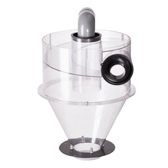 Cyclone Dust Separator, 4" Retrofit Cyclone Separator for Dust Collectors, ABS Dust Deputy With 2" Hole O.D. Connector & Hose for Wet/Dry Shop Vacuums, Fits 18.9-37.85L Tank (Tank Exclude)