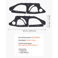 Cab Enclosure Upper Doors, Compatible with Polaris RZR PRO 2020-2024/Polaris RZR Turbo2022-2024, Soft Upper Doors, Upgraded Zipper UTV Soft Side Window Kit, Fit with Side Mirrors and Windshields