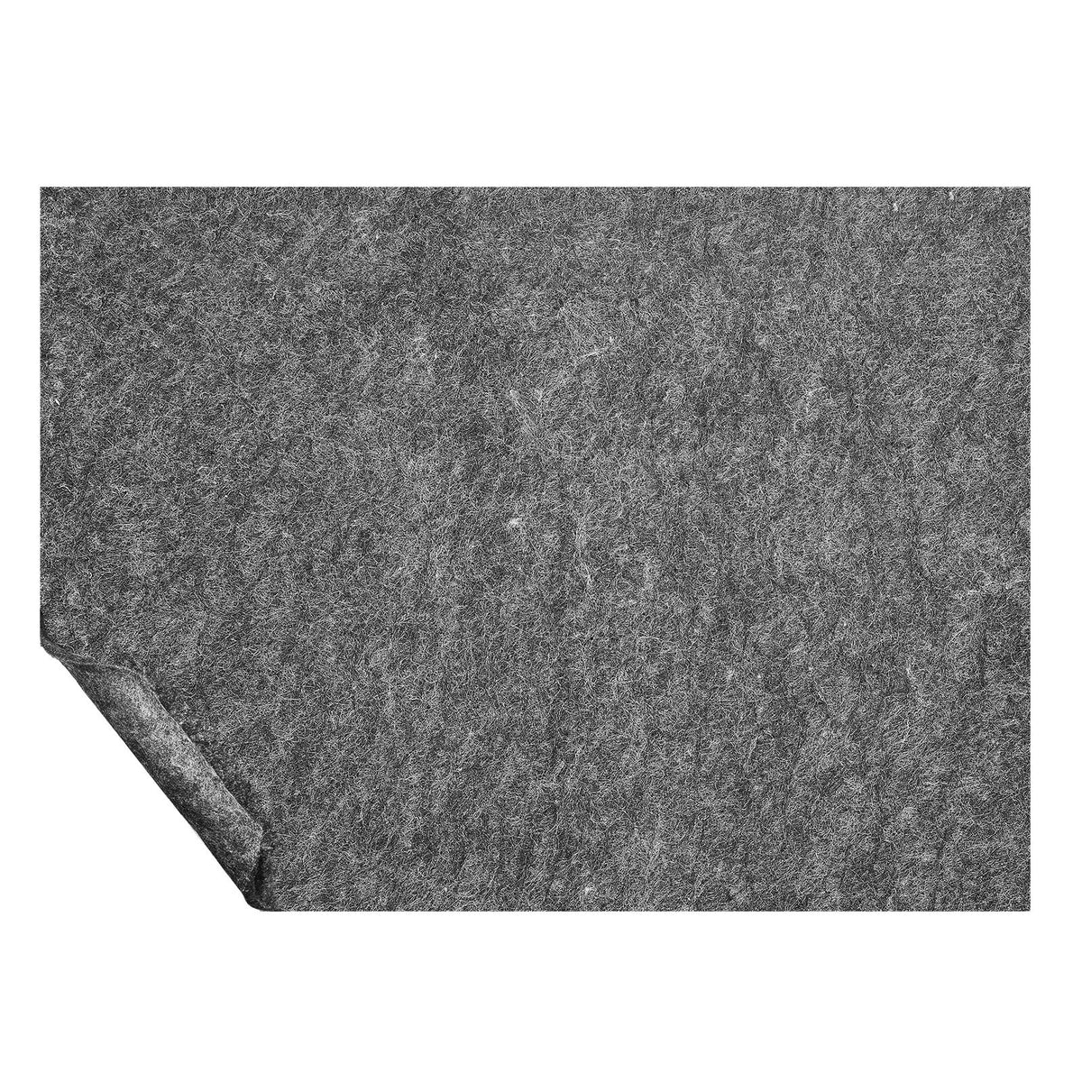 Rug Pad Without Slip Resistance, Protective Cushioning Carpet Pad, 8' x 10', 1/2"Thick, 100% Pure Polyester Felt, 7-8㎡ Premium Comfort Underfoot Carpet Padding Rug Cushion for All Floors, Gray