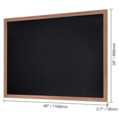 35"x46" Rustic Wood Framed Chalkboard Wall Hanging Magnetic Wedding Sign