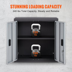 Foldable Wall Cabinet Garage Cabinet Wall Mounted 26