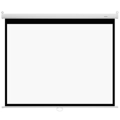 Manual Projector Screen, 1829 mm 4:3 4K 1080 HD Retractable Pull Down Projector Screen, Wall Mounted Movie Projection with Pull Rope, Portable Display Projectoin for Family Home Office Theater