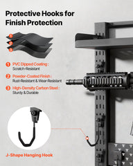 Gun Rack Wall Mount, Heavy Duty Steel, Indoor Rifle Shotgun Rack with Magazine Holder, MOLLE Panel, Gun Accessories Display Storage Holder, Hold Up to 5 Rifles or Shotguns, for Tactical Gear