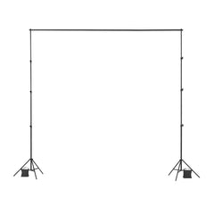 Backdrop Stand, 298 x 300 cm Adjustable Photo Backdrop Stand Kit, Portable Background Backdrop Stand with 4 Crossbars, Heavy Duty Projector Screen Stand, for Wedding, Photo Video Studio & Party