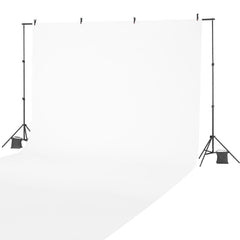 Backdrop Stand, 198 x 300 cm Adjustable Photo Backdrop Stand Kit, Portable Background Backdrop Stand with 5 Crossbars, Heavy Duty Projector Screen Stand, for Wedding, Photo Video Studio & Party