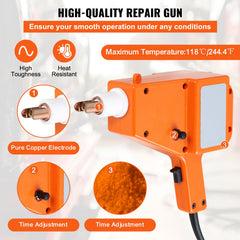 Stud Welder Kit, 5500 Stud Welder Dent Repair Kit, 800VA Spot Welder Stud Kit, Stud Gun Dent Puller Kit with Complete Accessories, Dent Welder Repair for Auto Body Repairing