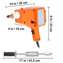 Stud Welder Kit, 1600A Stud Welder Dent Repair Kit, 800VA Spot Welder Stud, 220V Stud Gun Dent Puller Kit with Complete Accessories, Dent Welder Repair for Auto Body Repairing