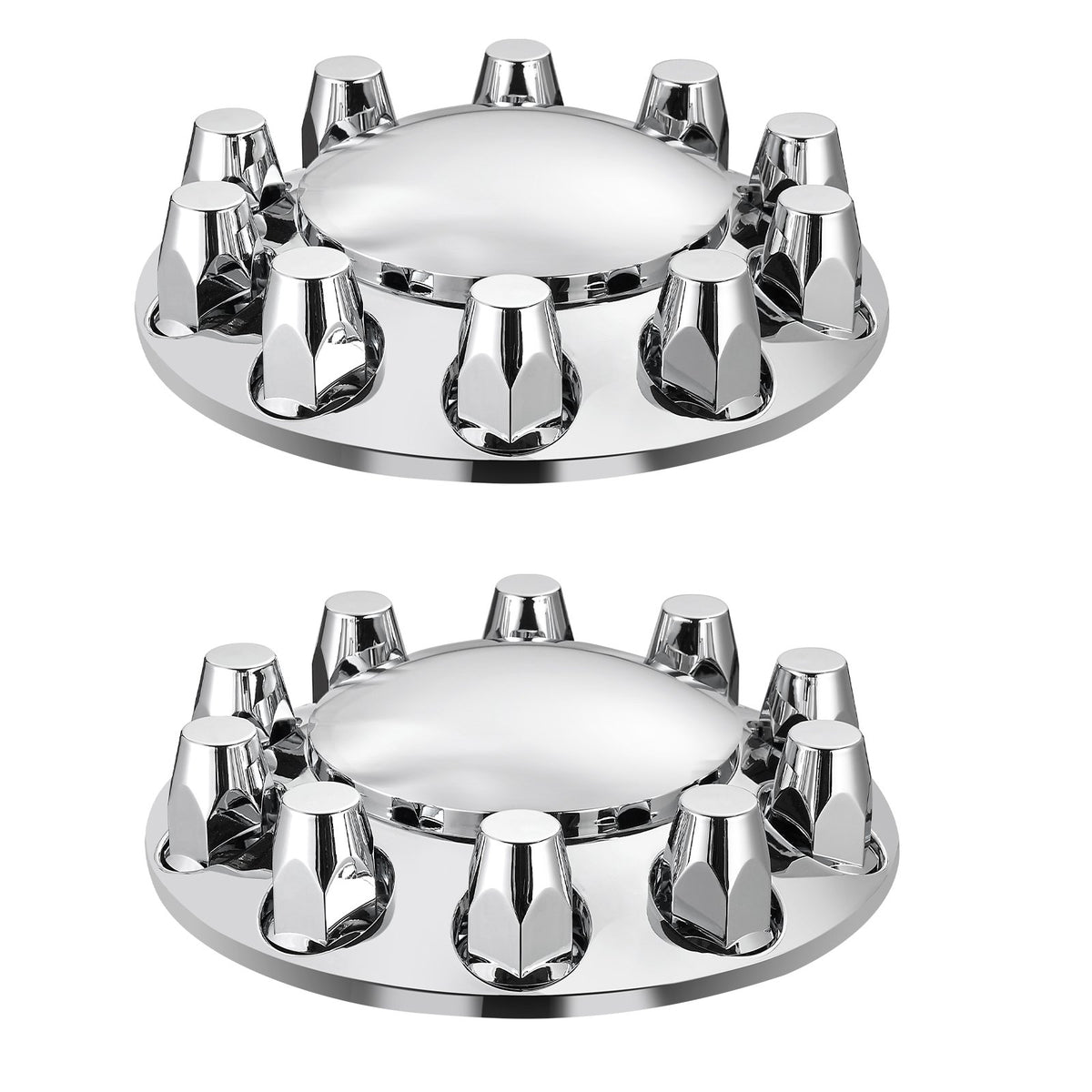 Front Axle Cover Combo Kit ABS Lug Nut Covers with Nut Cover Tools