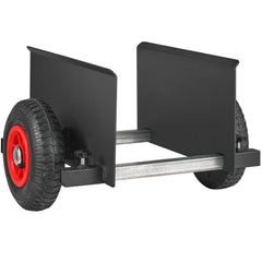 Panel Dolly, 600LBS Capacity Slab Dolly, Heavy-duty Drywall Mover with 8" Pneumatic Wheels, Adjustable Clamp Panel Cart for Drywall Sheet, Material Handling, All Terrain Moving Cart