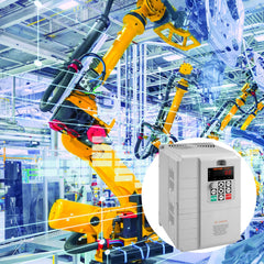 VFD 10HP, 7.5KW, 34A, 1 Phase 220V-240V Input to 3 Phase 220V-240V Output Variable Frequency Drive, 0-400Hz VFD for AC Motor Speed Control