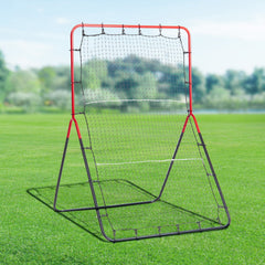 Baseball And Softball Rebounder Net, 3 x 4.5 ft PitchBack Baseball Pitching Nest, 3-Way Baseball, Softball Pitchback Net, Fielding Trainer, Bounce Back Net for Fielding/Throwing Practice