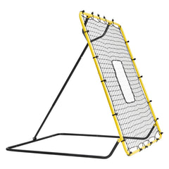 Baseball And Softball Rebounder Net, 4 x 4.5 Feet PitchBack Baseball Nest for Pitching and Fielding Training, Pitch Return Trainer Rebound Net with Pitching Target, 4 Adjustable Angles