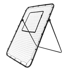 Baseball And Softball Rebounder Net, 4 x 6 Feet PitchBack Baseball Nest for Pitching and Fielding Training, Pitch Return Trainer Rebound Net with Pitching Target, 4 Adjustable Angles
