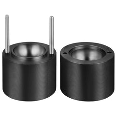 VEVOR Ice Ball Press, 6cm Ice Ball Maker, Aircraft Al Alloy Ice Ball Press Kit for 60mm Ice Sphere, Ice Press with Tong and Drip Tray, for Whiskey, Cocktail, Bourbon, Scot on Party & Holiday, Black