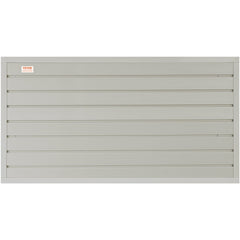 Slatwall Panels, 121.9 x 30.48 cm Gray Garage Wall Panels (Set of 2 Panels), Heavy Duty Garage Wall Organizer Panels Display Perfect for Retail Store, Garage Wall, and Craft Storage Organization