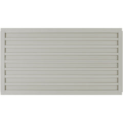 Slatwall Panels, 121.9 x 30.48 cm Gray Garage Wall Panels (Set of 2 Panels), Heavy Duty Garage Wall Organizer Panels Display Perfect for Retail Store, Garage Wall, and Craft Storage Organization