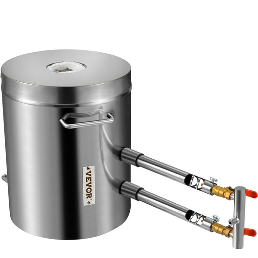 12KG Propane Smelting Furnace Kit Melting Furnace Double Burners 2700℉