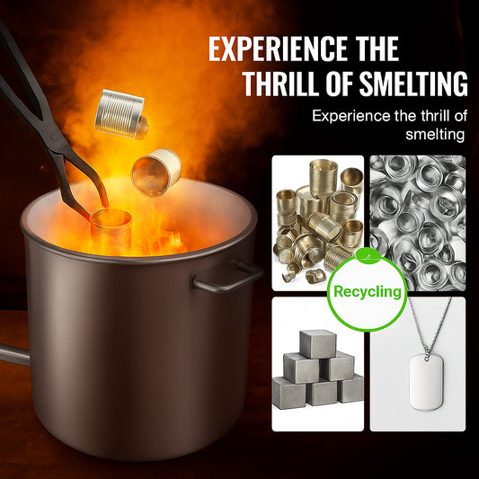 6KG Propane Melting Furnace Kit Melting Furnace Stainless Steel 2700℉