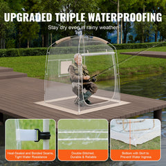 Sports Tent Instant Tent Shelter Weather Proof 1 Person Clear Bubble Tent
