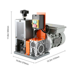 Automatic Wire Stripping Machine, 0.06''-1.18'' Electric Motorized Cable Stripper, 180 W, 60 ft/min Wire Peeler with Visible Stripping Depth Reference, for Scrap Copper Recycling