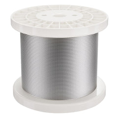 T316 Stainless Steel Cable 3.18mm 7x7 Steel Wire Rope 182.3m Cable Railing