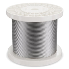 T316 Stainless Steel Cable 3.18mm 7x7 Steel Wire Rope 182.3m Cable Railing