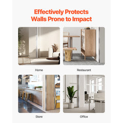 Stainless Steel Wall Corner Protector, 38 x 38 x 2436 mm, 10 Pack Metal Corner Guards, 304 Stainless Steel Edge Trim 90-Degree Angle for Home,Office,Commercial Wall Protection, with 3m Tape