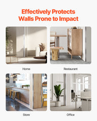 Stainless Steel Wall Corner Protector, 38 x 38 x 2436 mm, 10 Pack Metal Corner Guards, 304 Stainless Steel Edge Trim 90-Degree Angle for Home,Office,Commercial Wall Protection, with 3m Tape
