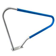 Pool Rail, 122 x 91.5 cm Pool Handrail, 100kg Load Capacity Heavy Duty 304 Stainless Steel Swimming Handrail, Detachable Nonslip Sleeve, Rich Accessories, for Poolside, Water Parks, Spa Centers
