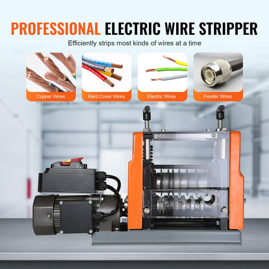 Electric Wire Stripping Machine Copper Cable Stripper 1.5-25 mm 60 W